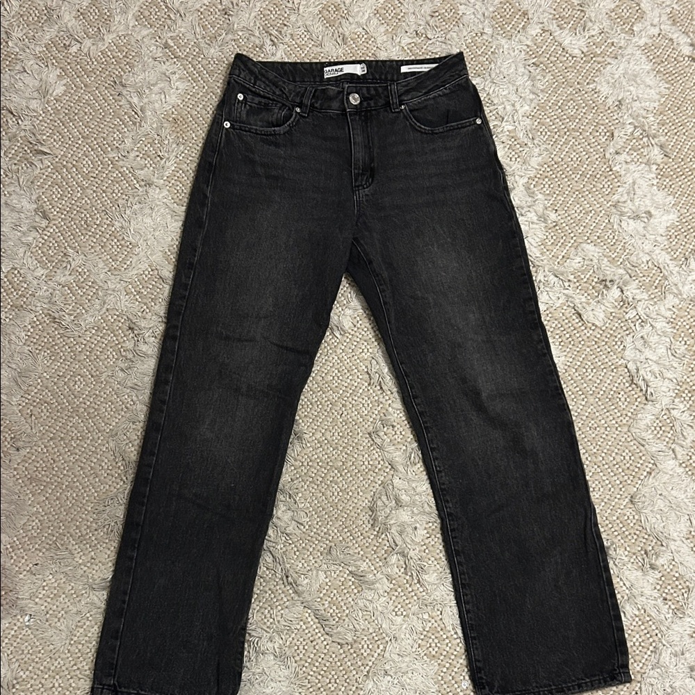 Garage Black Slouchy Jeans